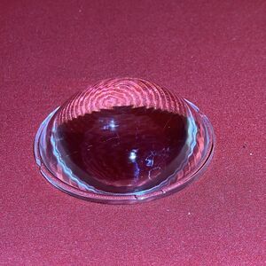 Vintage 3" Glass Map‎ Reader Replacement Lens Only (No Holder & Scratches)